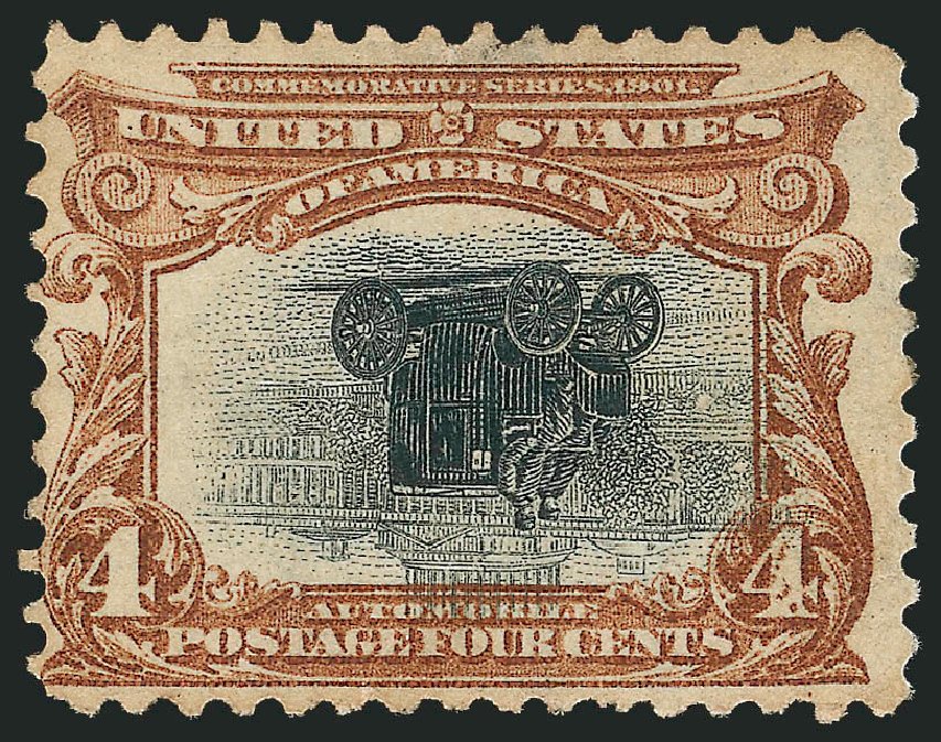 Price of US Stamp Scott Cat. #296: 4c 1901 Pan American Exposition. Robert Siegel Auction Galleries, Dec 2012, Sale 1037, Lot 1955