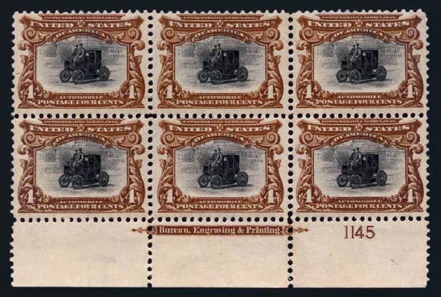 Values of US Stamp Scott #296: 1901 4c Pan American Exposition. Harmer-Schau Auction Galleries, Aug 2014, Sale 102, Lot 1952