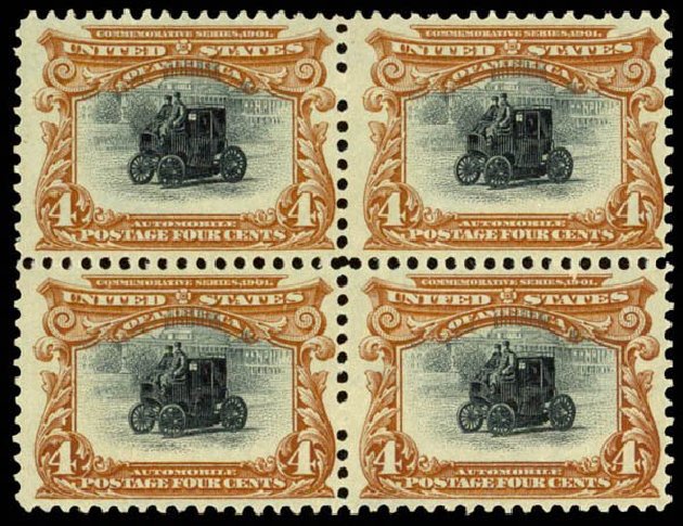 US Stamps Price Scott Catalogue # 296 - 1901 4c Pan American Exposition. Daniel Kelleher Auctions, Apr 2013, Sale 636, Lot 252
