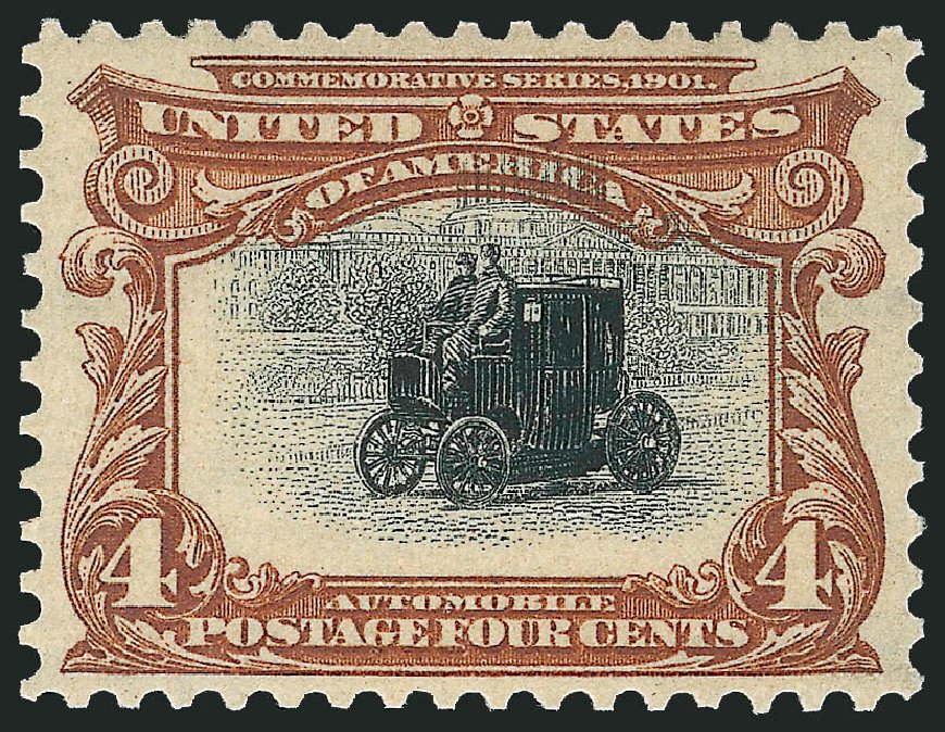 Prices of US Stamps Scott Catalogue # 296: 1901 4c Pan American Exposition. Robert Siegel Auction Galleries, Mar 2012, Sale 1019, Lot 663