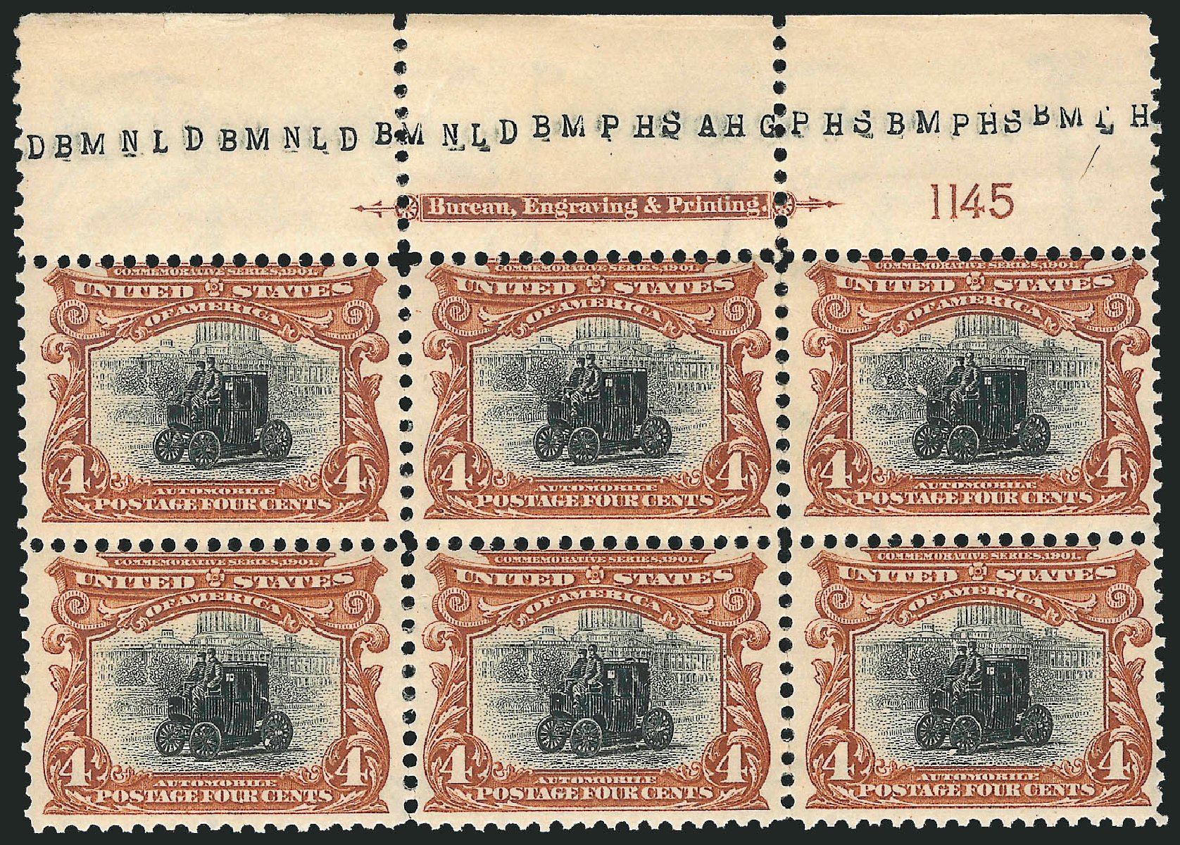 Prices of US Stamps Scott Cat. 296 - 4c 1901 Pan American Exposition. Robert Siegel Auction Galleries, Apr 2015, Sale 1096, Lot 523