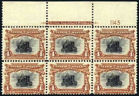 Value of US Stamps Scott Catalog # 296: 1901 4c Pan American Exposition. Harmer-Schau Auction Galleries, Jul 2010, Sale 86, Lot 496