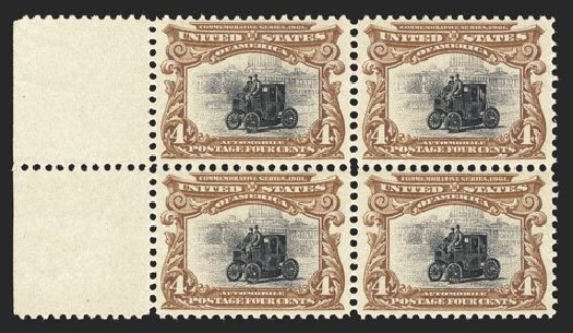 Values of US Stamps Scott #296: 4c 1901 Pan American Exposition. Spink Shreves Galleries, Mar 2013, Sale 142, Lot 296