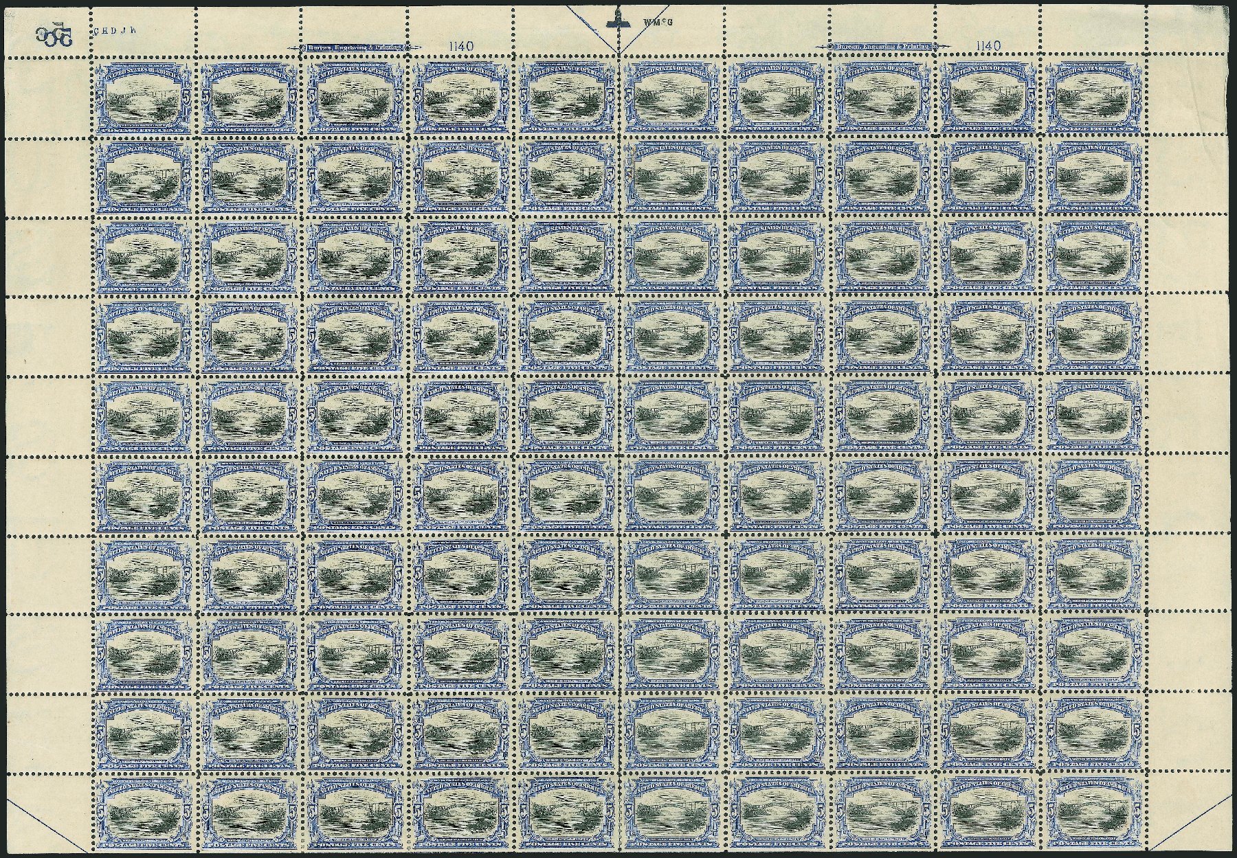 Value of US Stamp Scott Catalog 297: 1901 5c Pan American Exposition. Robert Siegel Auction Galleries, Mar 2013, Sale 1040, Lot 1637