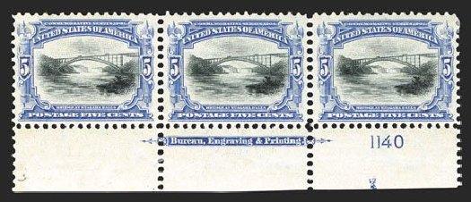 Prices of US Stamps Scott 297: 1901 5c Pan American Exposition. Spink Shreves Galleries, Mar 2013, Sale 142, Lot 298