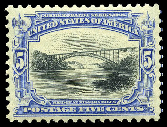 Values of US Stamp Scott Cat. # 297 - 5c 1901 Pan American Exposition. Matthew Bennett International, May 2014, Sale 350, Lot 439