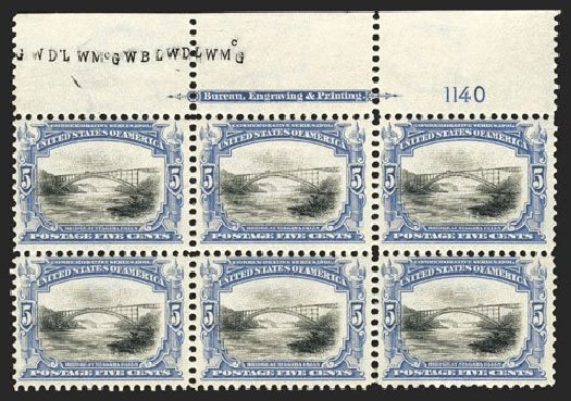 Costs of US Stamps Scott Catalogue 297: 5c 1901 Pan American Exposition. Spink Shreves Galleries, Mar 2013, Sale 142, Lot 300