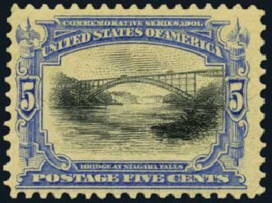 Value of US Stamps Scott # 297 - 1901 5c Pan American Exposition. Harmer-Schau Auction Galleries, Oct 2011, Sale 91, Lot 261
