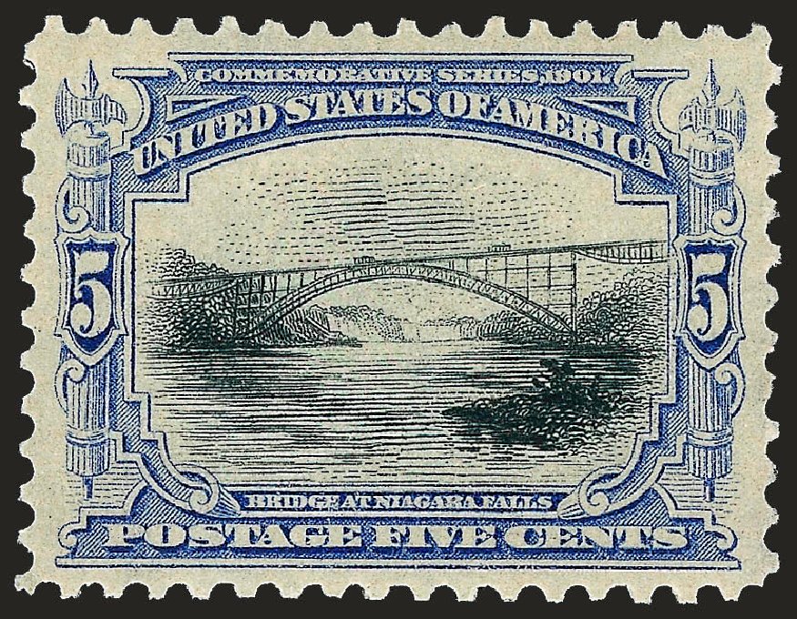 US Stamp Prices Scott #297: 5c 1901 Pan American Exposition. Robert Siegel Auction Galleries, Dec 2008, Sale 967, Lot 4501