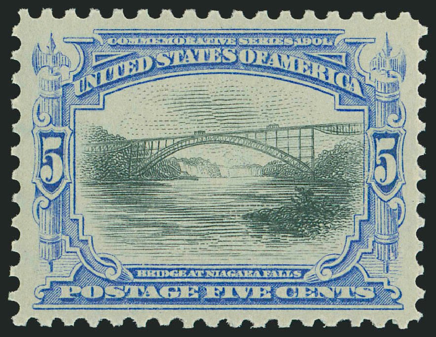 US Stamp Prices Scott Catalogue #297 - 5c 1901 Pan American Exposition. Robert Siegel Auction Galleries, Jun 2009, Sale 973, Lot 181