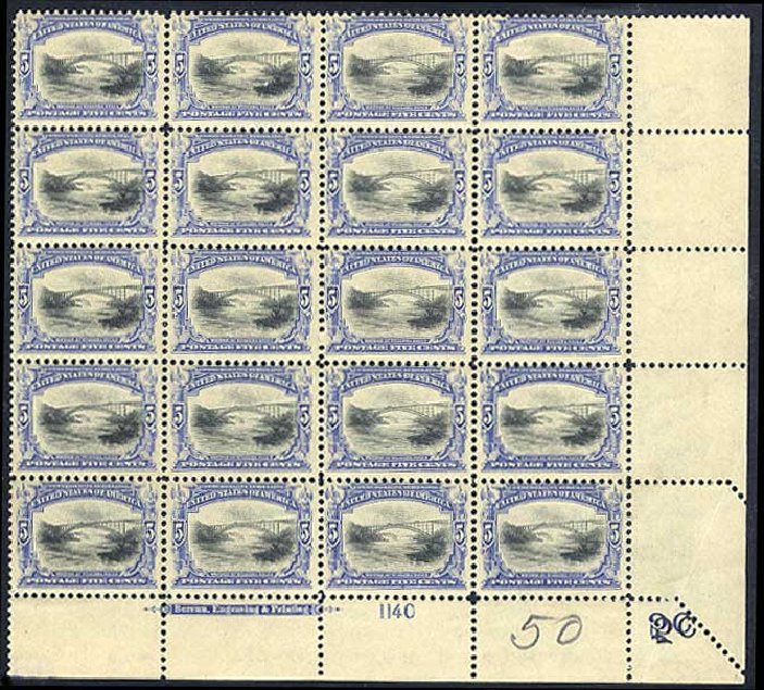 US Stamps Price Scott Catalog 297: 1901 5c Pan American Exposition. Cherrystone Auctions, Jul 2008, Sale 200807, Lot 44