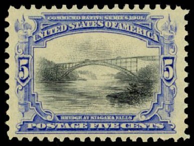 Cost of US Stamp Scott Cat. #297: 1901 5c Pan American Exposition. Daniel Kelleher Auctions, May 2014, Sale 653, Lot 2204