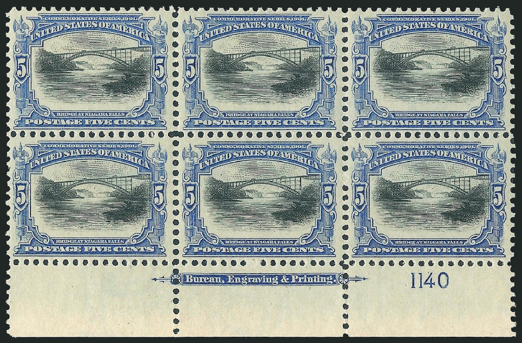 Value of US Stamp Scott Catalogue #297: 5c 1901 Pan American Exposition. Robert Siegel Auction Galleries, Oct 2011, Sale 1014, Lot 1694
