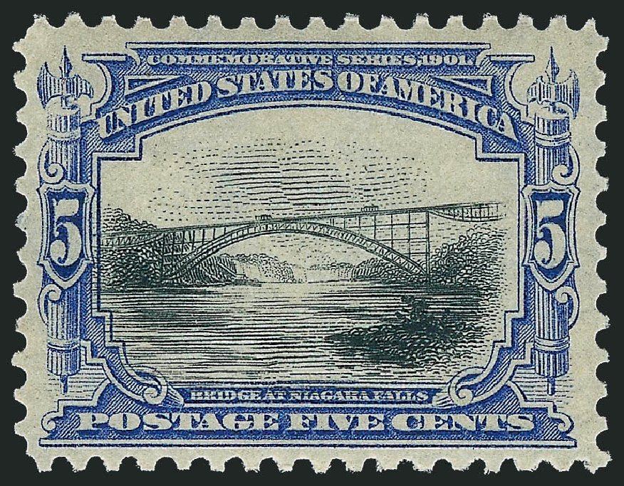 Prices of US Stamps Scott Cat. 297 - 1901 5c Pan American Exposition. Robert Siegel Auction Galleries, Oct 2010, Sale 997, Lot 5835