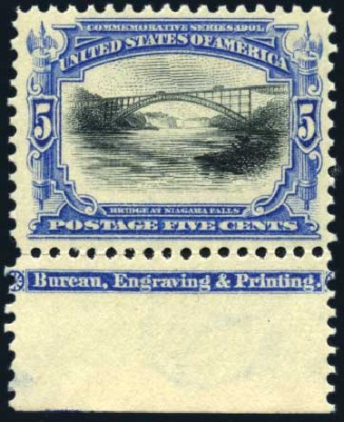 Costs of US Stamps Scott 297 - 5c 1901 Pan American Exposition. Harmer-Schau Auction Galleries, Jun 2008, Sale 78, Lot 1496