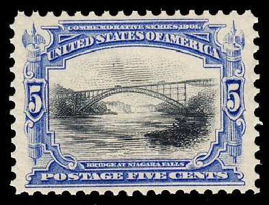 Price of US Stamps Scott 297: 5c 1901 Pan American Exposition. Daniel Kelleher Auctions, May 2014, Sale 652, Lot 456