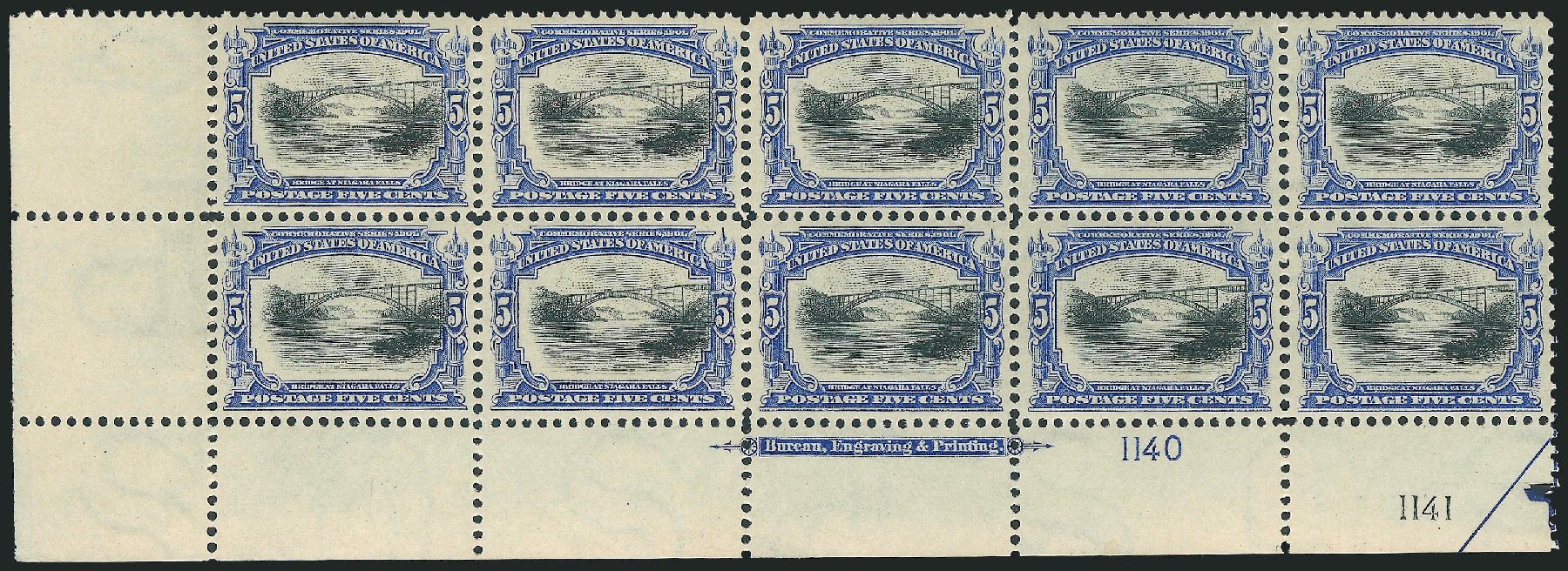 Values of US Stamps Scott Catalogue #297: 5c 1901 Pan American Exposition. Robert Siegel Auction Galleries, Dec 2010, Sale 1000, Lot 1176