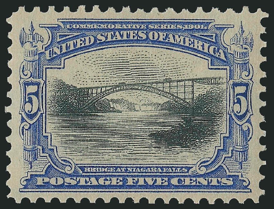 Price of US Stamp Scott Catalog # 297: 1901 5c Pan American Exposition. Robert Siegel Auction Galleries, Dec 2009, Sale 978, Lot 1096