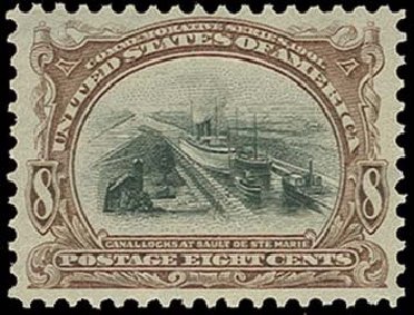 US Stamp Price Scott Cat. # 298 - 1901 8c Pan American Exposition. H.R. Harmer, Oct 2014, Sale 3006, Lot 1307