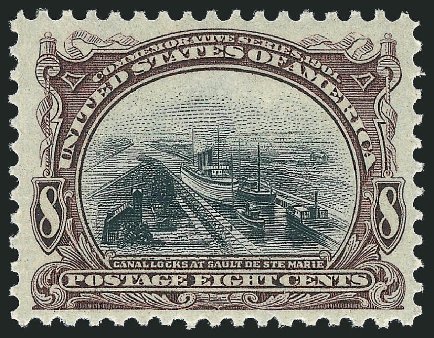 Costs of US Stamps Scott #298 - 1901 8c Pan American Exposition. Robert Siegel Auction Galleries, Oct 2011, Sale 1014, Lot 1697