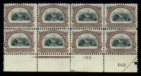 US Stamp Prices Scott Cat. # 298: 1901 8c Pan American Exposition. Matthew Bennett International, Dec 2007, Sale 325, Lot 1898
