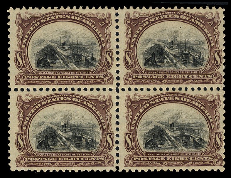 Costs of US Stamp Scott Catalog #298: 1901 8c Pan American Exposition. Cherrystone Auctions, Mar 2014, Sale 201403, Lot 48
