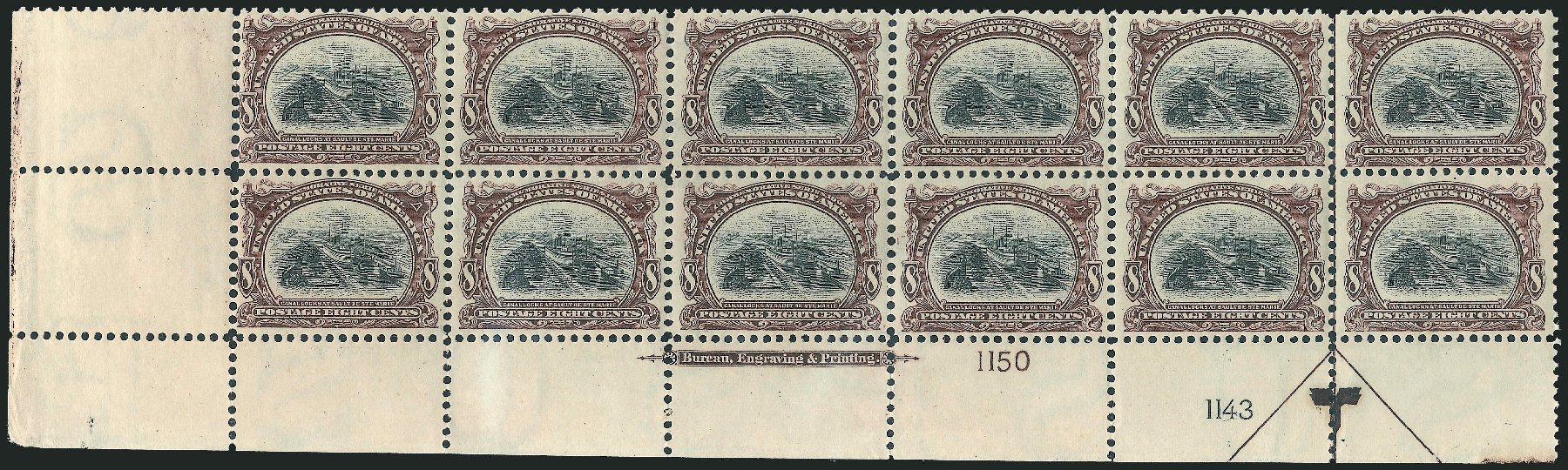 US Stamp Value Scott Catalogue 298 - 8c 1901 Pan American Exposition. Robert Siegel Auction Galleries, Dec 2010, Sale 1000, Lot 1178