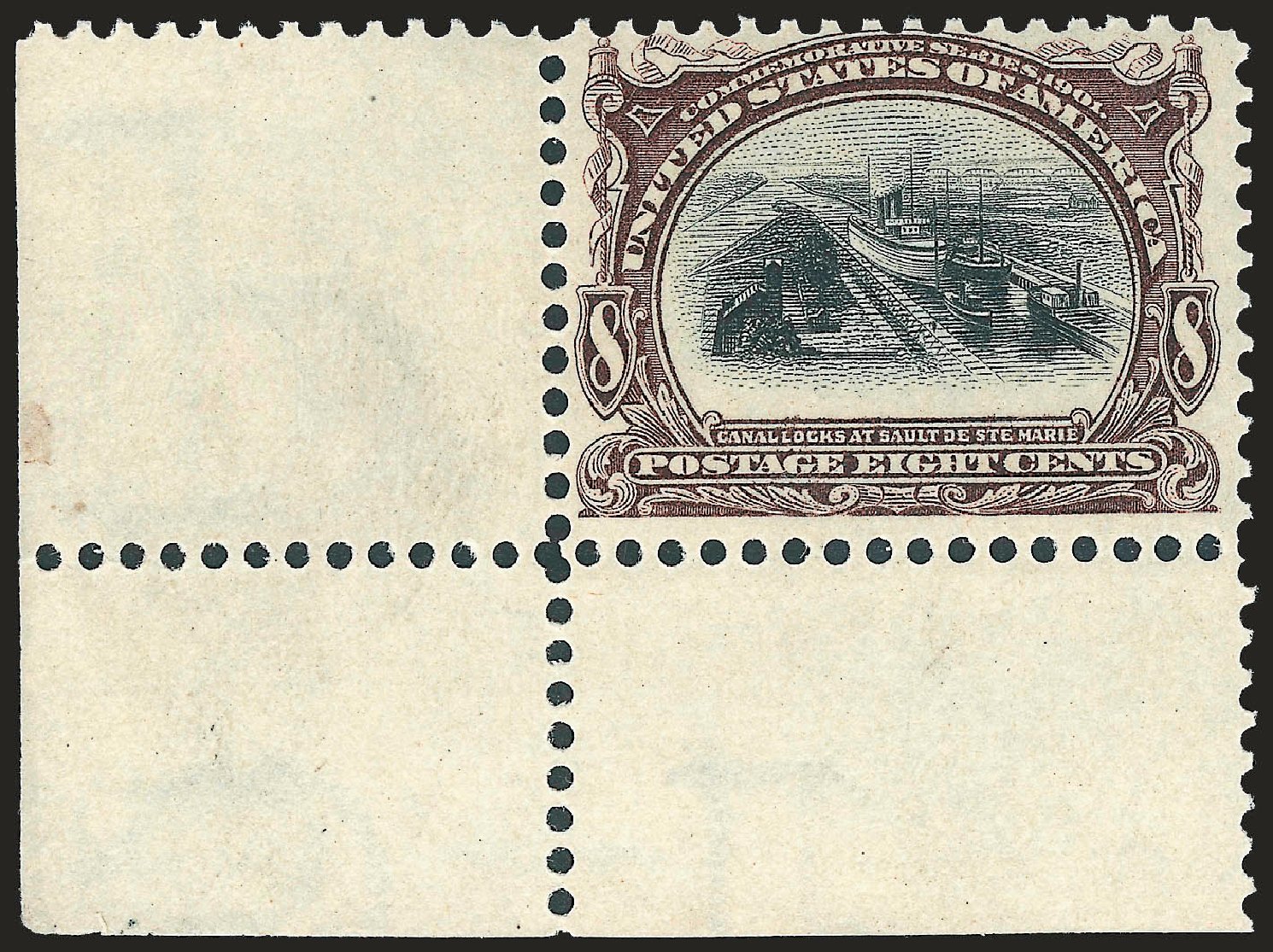 Cost of US Stamps Scott Catalogue #298: 8c 1901 Pan American Exposition. Robert Siegel Auction Galleries, Jun 2010, Sale 992, Lot 2388