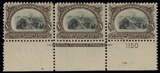 US Stamp Values Scott # 298 - 8c 1901 Pan American Exposition. Spink Shreves Galleries, Aug 2013, Sale 144, Lot 198
