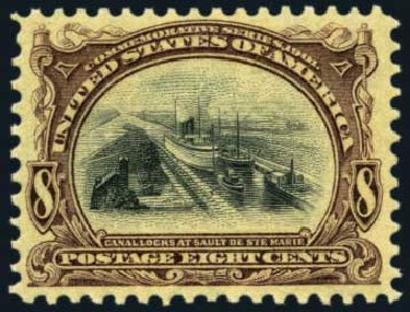 Cost of US Stamps Scott Catalogue #298 - 8c 1901 Pan American Exposition. Harmer-Schau Auction Galleries, May 2012, Sale 93, Lot 339