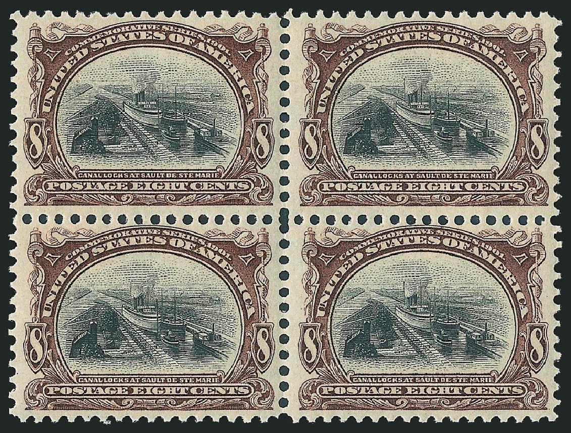 US Stamp Prices Scott Cat. # 298: 8c 1901 Pan American Exposition. Robert Siegel Auction Galleries, Mar 2013, Sale 1040, Lot 1640
