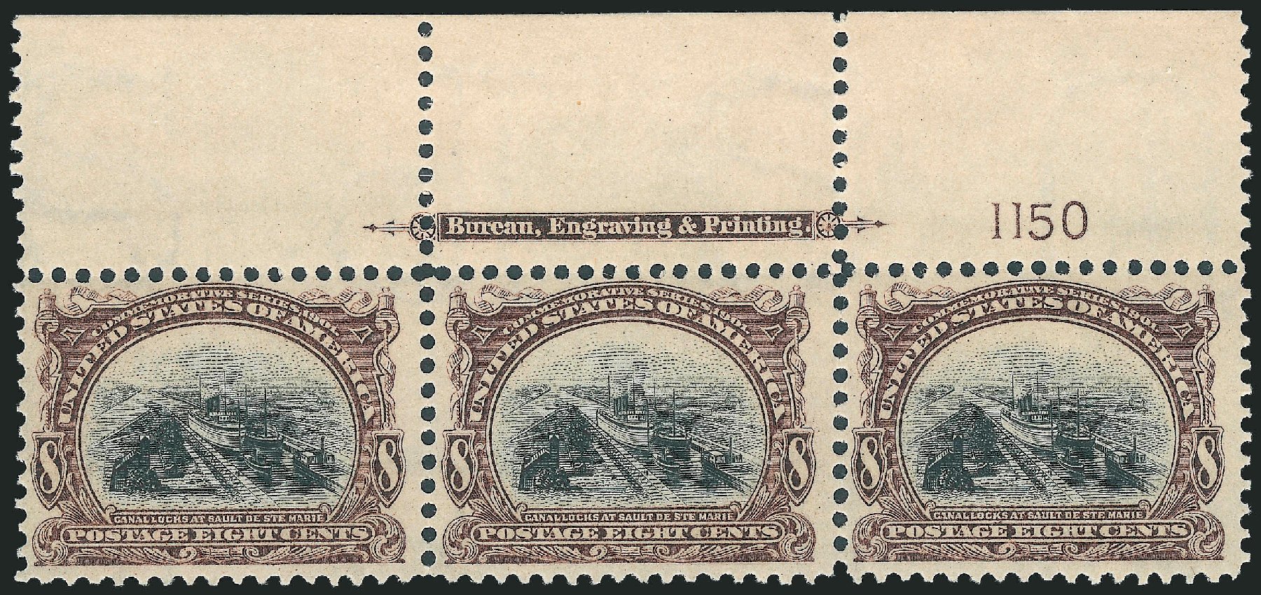 Cost of US Stamp Scott Catalogue # 298: 8c 1901 Pan American Exposition. Robert Siegel Auction Galleries, Oct 2010, Sale 997, Lot 5840