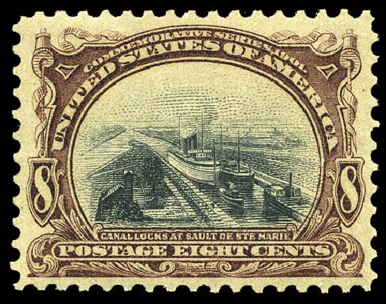 US Stamps Prices Scott Catalogue #298 - 1901 8c Pan American Exposition. Matthew Bennett International, May 2014, Sale 350, Lot 441
