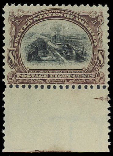 Cost of US Stamp Scott # 298 - 1901 8c Pan American Exposition. Daniel Kelleher Auctions, Oct 2012, Sale 632, Lot 1221