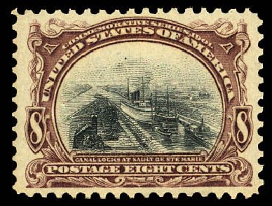 Values of US Stamps Scott Catalog # 298: 1901 8c Pan American Exposition. Daniel Kelleher Auctions, Dec 2012, Sale 633, Lot 511