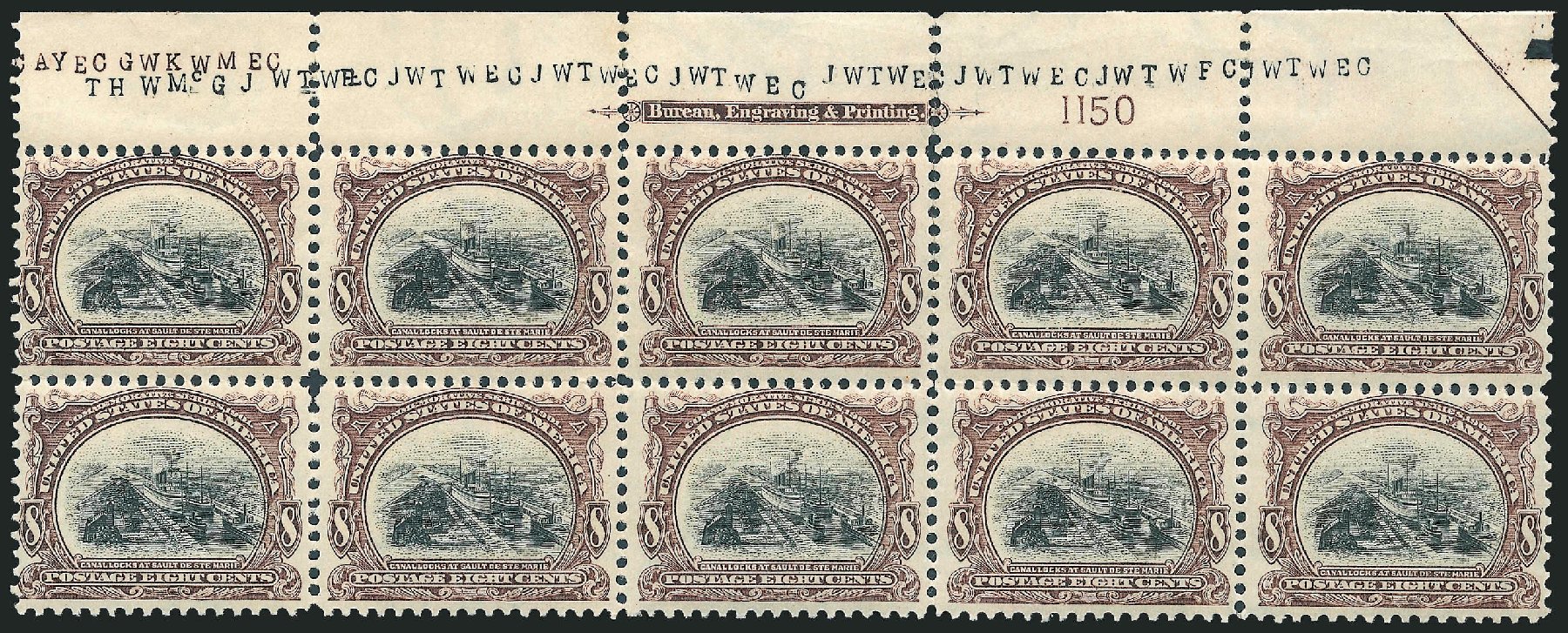 Price of US Stamp Scott Catalogue # 298: 1901 8c Pan American Exposition. Robert Siegel Auction Galleries, Apr 2009, Sale 971, Lot 1371