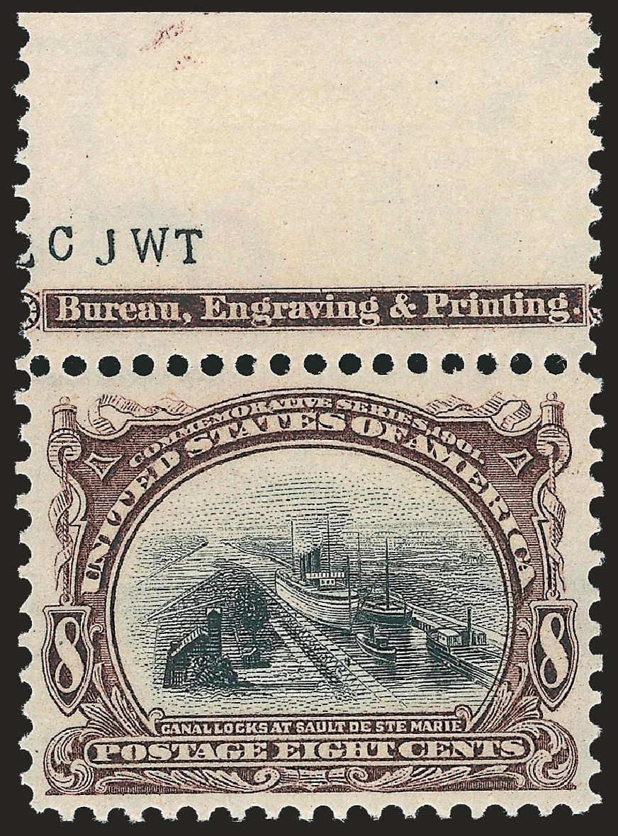 Values of US Stamp Scott 298: 8c 1901 Pan American Exposition. Robert Siegel Auction Galleries, Sep 2009, Sale 976, Lot 1841
