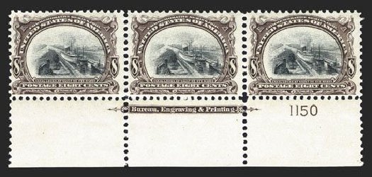 Values of US Stamp Scott # 298: 1901 8c Pan American Exposition. Spink Shreves Galleries, Mar 2013, Sale 142, Lot 301