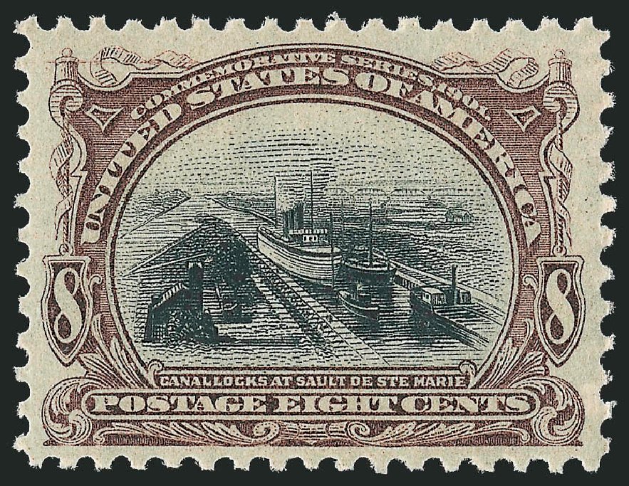 Cost of US Stamps Scott 298 - 8c 1901 Pan American Exposition. Robert Siegel Auction Galleries, Jun 2011, Sale 1011, Lot 664