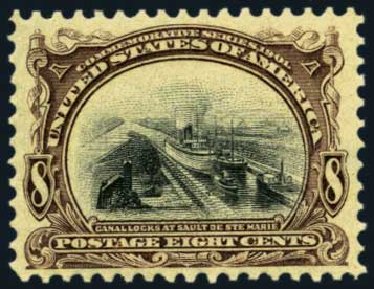 Prices of US Stamps Scott Catalogue 298: 8c 1901 Pan American Exposition. Harmer-Schau Auction Galleries, Aug 2012, Sale 94, Lot 1455