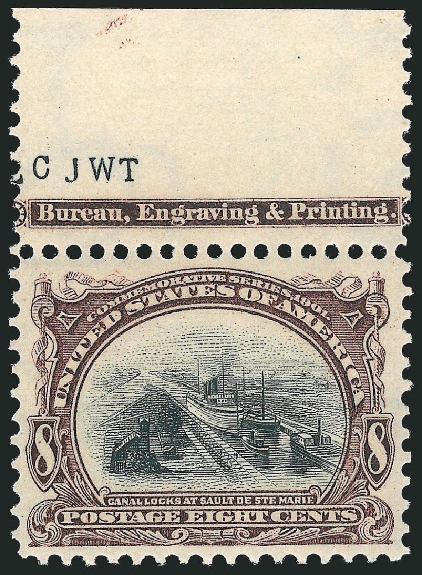 US Stamps Value Scott #298 - 8c 1901 Pan American Exposition. Robert Siegel Auction Galleries, Mar 2012, Sale 1019, Lot 665