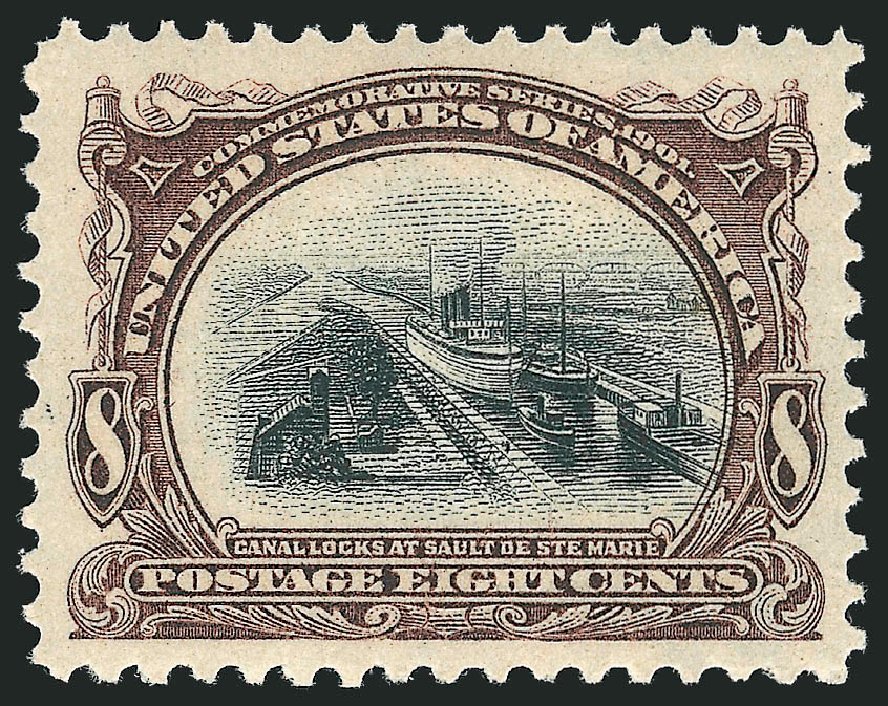 Price of US Stamps Scott #298 - 8c 1901 Pan American Exposition. Robert Siegel Auction Galleries, Nov 2012, Sale 1034, Lot 285