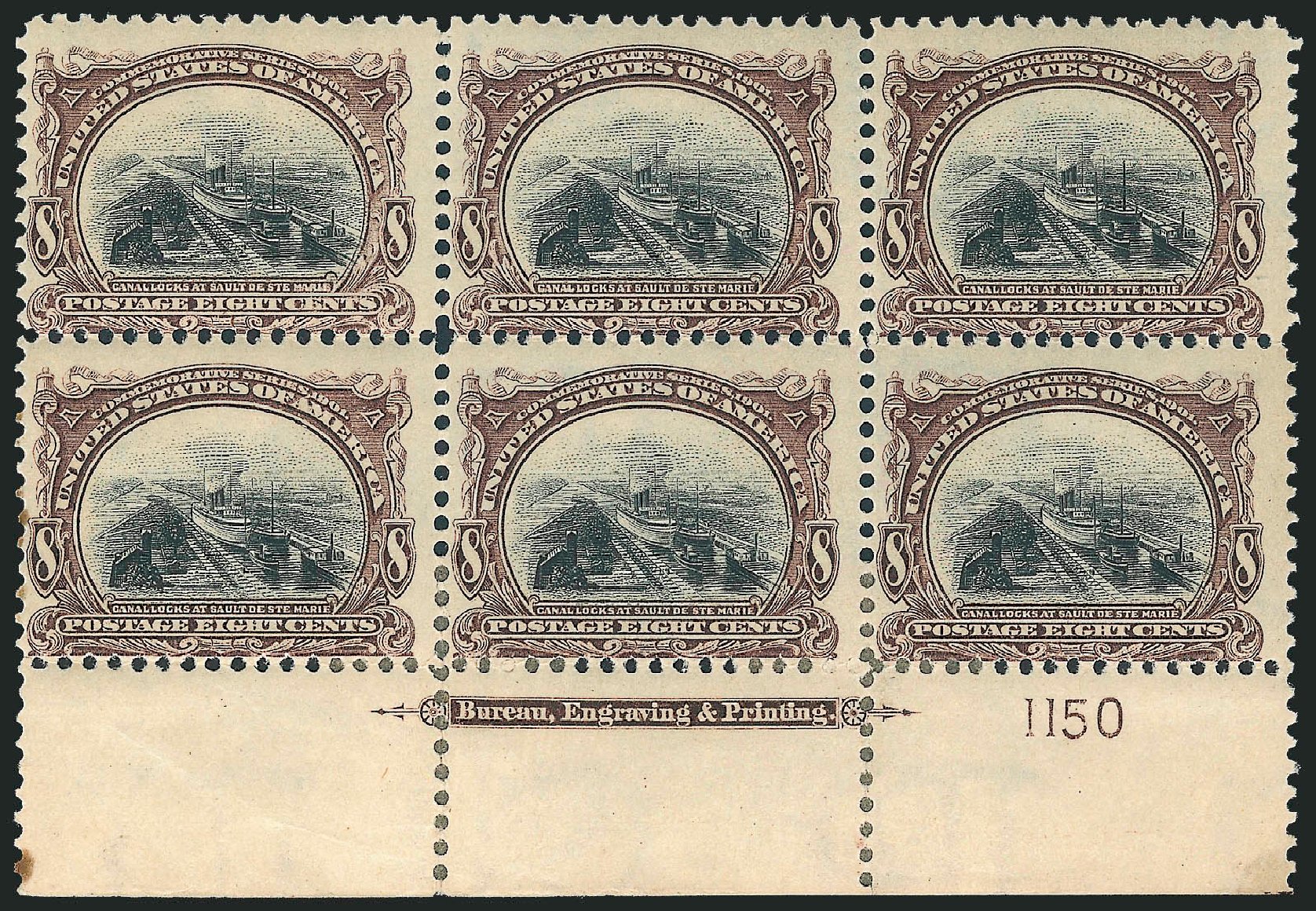 Value of US Stamps Scott Catalog # 298 - 1901 8c Pan American Exposition. Robert Siegel Auction Galleries, Dec 2012, Sale 1037, Lot 1945
