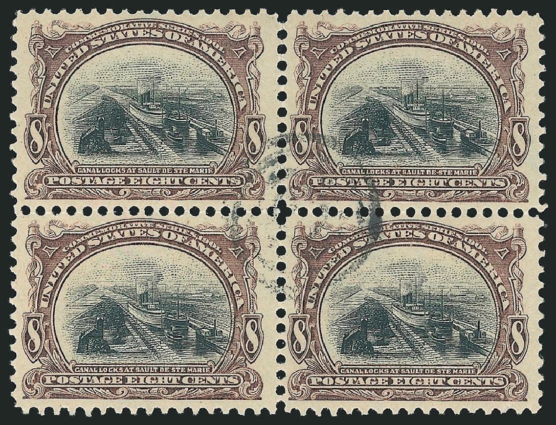 Prices of US Stamps Scott #298 - 8c 1901 Pan American Exposition. Robert Siegel Auction Galleries, Nov 2014, Sale 1084, Lot 3685
