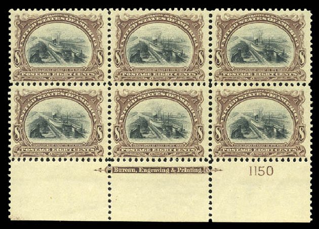 Price of US Stamp Scott Catalog #298: 1901 8c Pan American Exposition. Matthew Bennett International, Sep 2011, Sale 338, Lot 1912