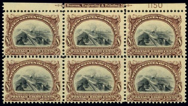 Price of US Stamp Scott Catalog # 298: 8c 1901 Pan American Exposition. Daniel Kelleher Auctions, Dec 2013, Sale 640, Lot 272