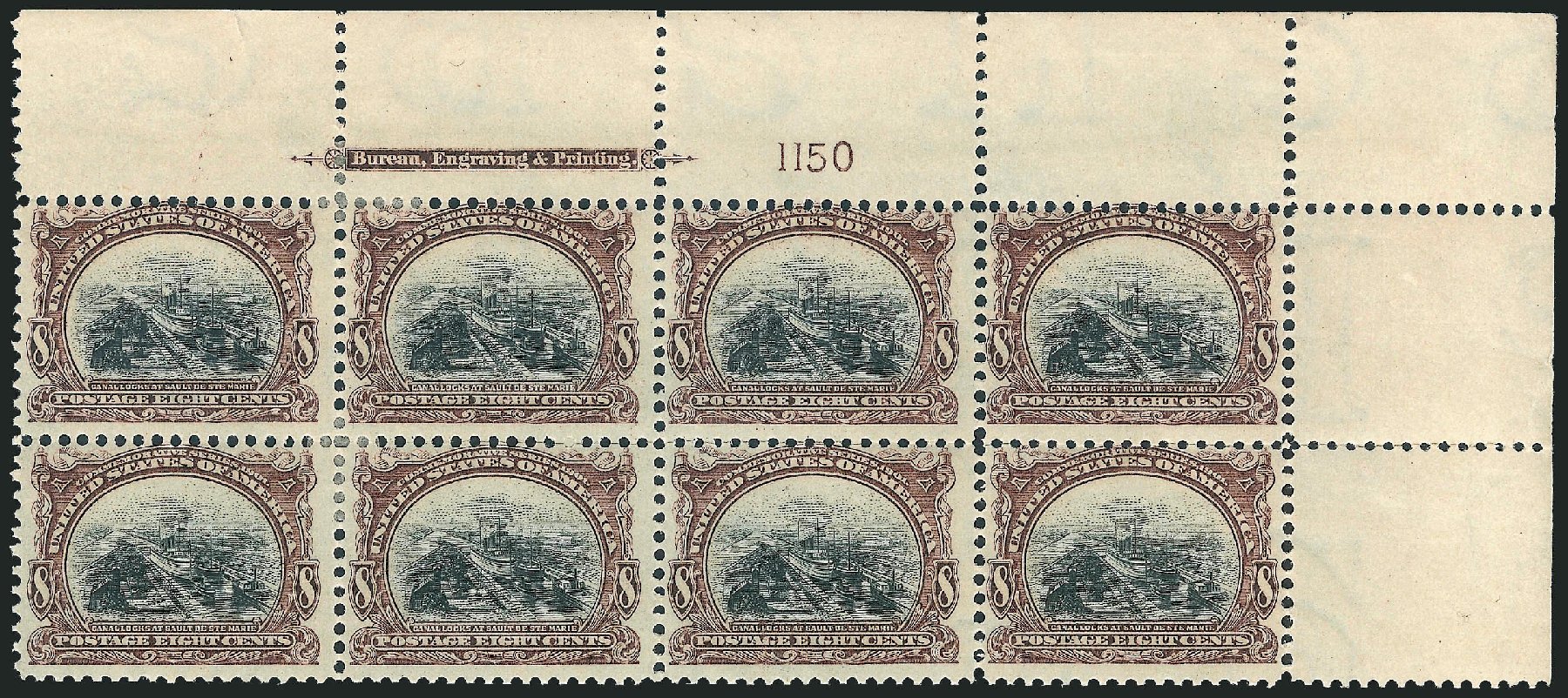 Price of US Stamps Scott Catalogue 298 - 1901 8c Pan American Exposition. Robert Siegel Auction Galleries, Mar 2013, Sale 1040, Lot 1642