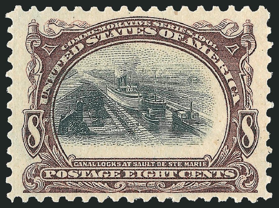 US Stamp Price Scott Catalogue # 298 - 1901 8c Pan American Exposition. Robert Siegel Auction Galleries, Sep 2009, Sale 976, Lot 1842