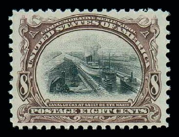Prices of US Stamp Scott Catalogue #298 - 1901 8c Pan American Exposition. Matthew Bennett International, Dec 2007, Sale 324, Lot 1173