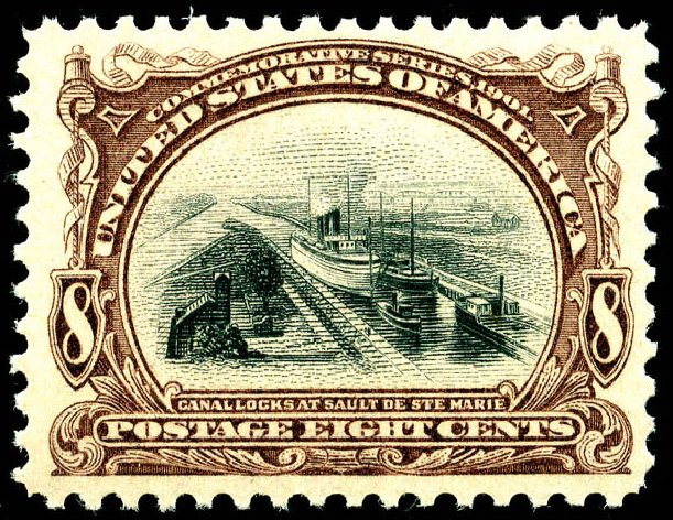US Stamp Prices Scott Catalog #298 - 1901 8c Pan American Exposition. Matthew Bennett International, Jun 2008, Sale 328, Lot 833